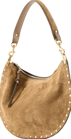 Schultertasche 'Oskan Soft Zip' Taupe