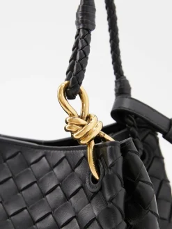 Schultertasche 'Parachute Medium' Schwarz