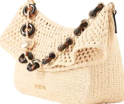 Schultertasche Paula's Ibiza 'Ola Medium' Natural