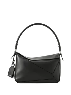 Schultertasche Paula's Ibiza ‘Puzzle Featherlight Medium’ Schwarz