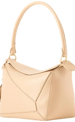 Schultertasche Paula's Ibiza ‘Puzzle Featherlight Medium’ Silk Beige