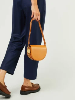 Schultertasche 'Small Flap' Cognac