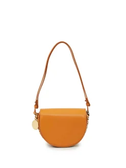 Schultertasche 'Small Flap' Cognac