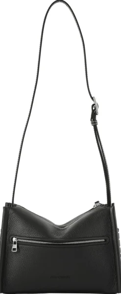 Schultertasche 'Small Messenger Loafer' Schwarz