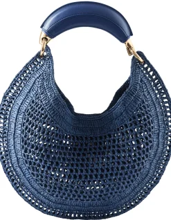 Schultertasche 'Summer Banana' Evening Blue