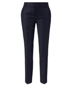 Schurwoll-Hose Marineblau