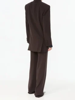 Seidenblazer Braun