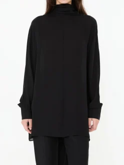 Seidenbluse 'Bex' Schwarz