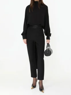 Seidenbluse 'Bex' Schwarz