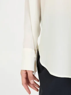 Seidenbluse 'Derris' Crème