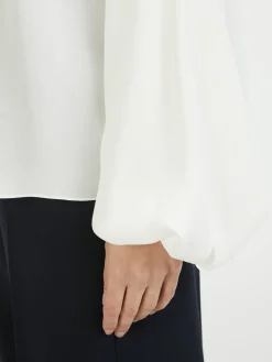 Seidenbluse 'Kilian' Crème