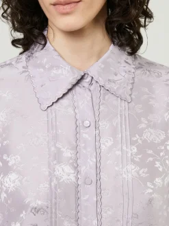 Seidenbluse 'Malibu' Violett