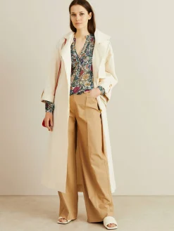 Seidenbluse mit floralem Print 'Abra' Multi