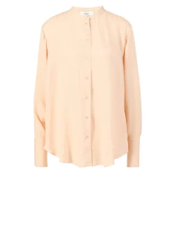 Seidenbluse Nude