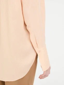Seidenbluse Nude