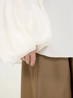Seidenbluse 'Quico' Crème