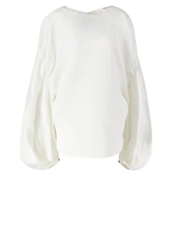 Seidenbluse 'Quico' Crème
