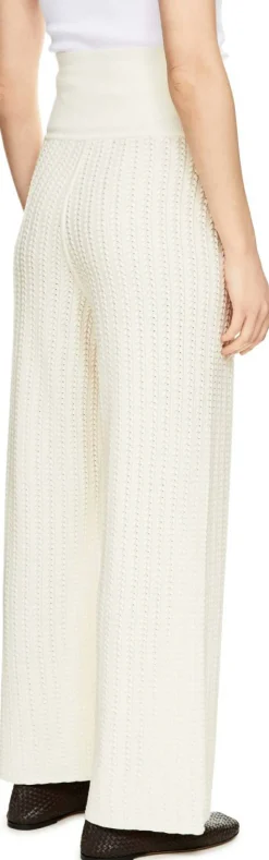 Seiden-Cashmere-Hose 'St.Tropez' Ecru