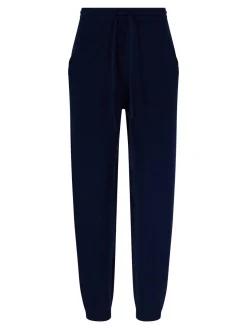 Seiden-Cashmere Jogginghose Midnight