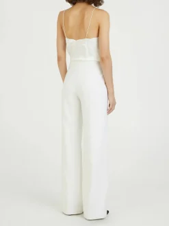 Seidenhose 'Chloé x Atelier Jolie' Eden White