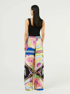 Seidenhose 'Ventagli' Multi