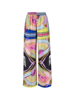 Seidenhose 'Ventagli' Multi
