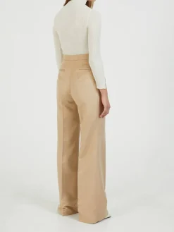 Seidenhose 'Vesta' Beige