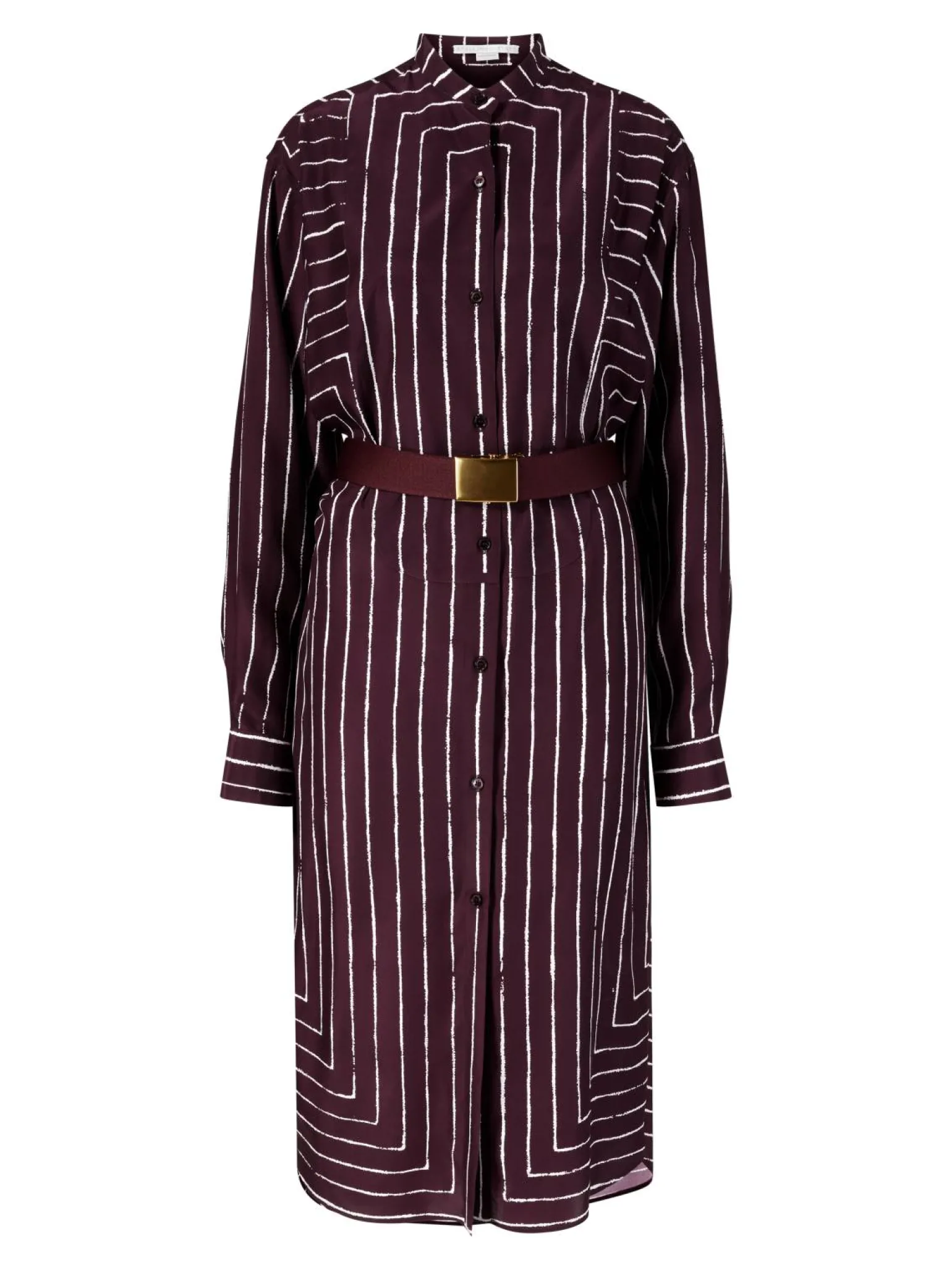 Seidenkleid Bordeaux
