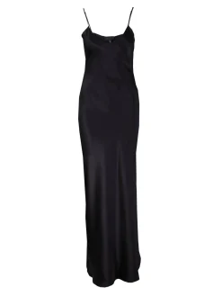 Seidenkleid 'Cami' Schwarz