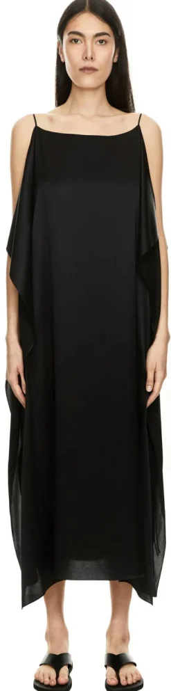 Seidenkleid 'Kylo' Schwarz