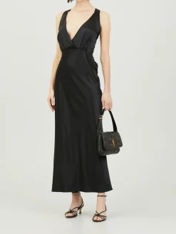 Seidenkleid 'Milo' Schwarz