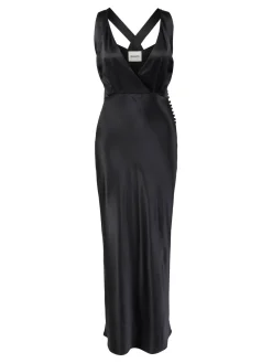 Seidenkleid 'Milo' Schwarz