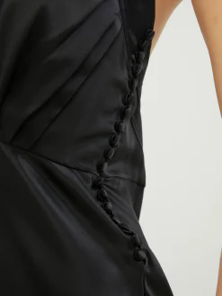 Seidenkleid 'Milo' Schwarz