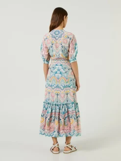 Seidenkleid Multi