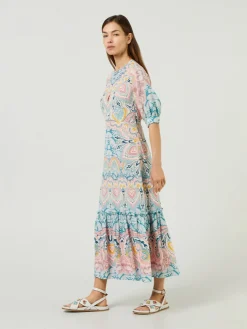 Seidenkleid Multi