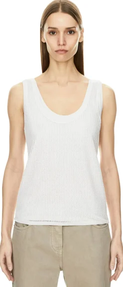 Seiden-Leinentop 'Emmily' Off White
