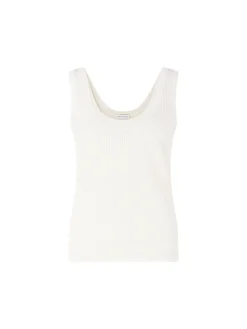 Seiden-Leinentop 'Emmily' Off White