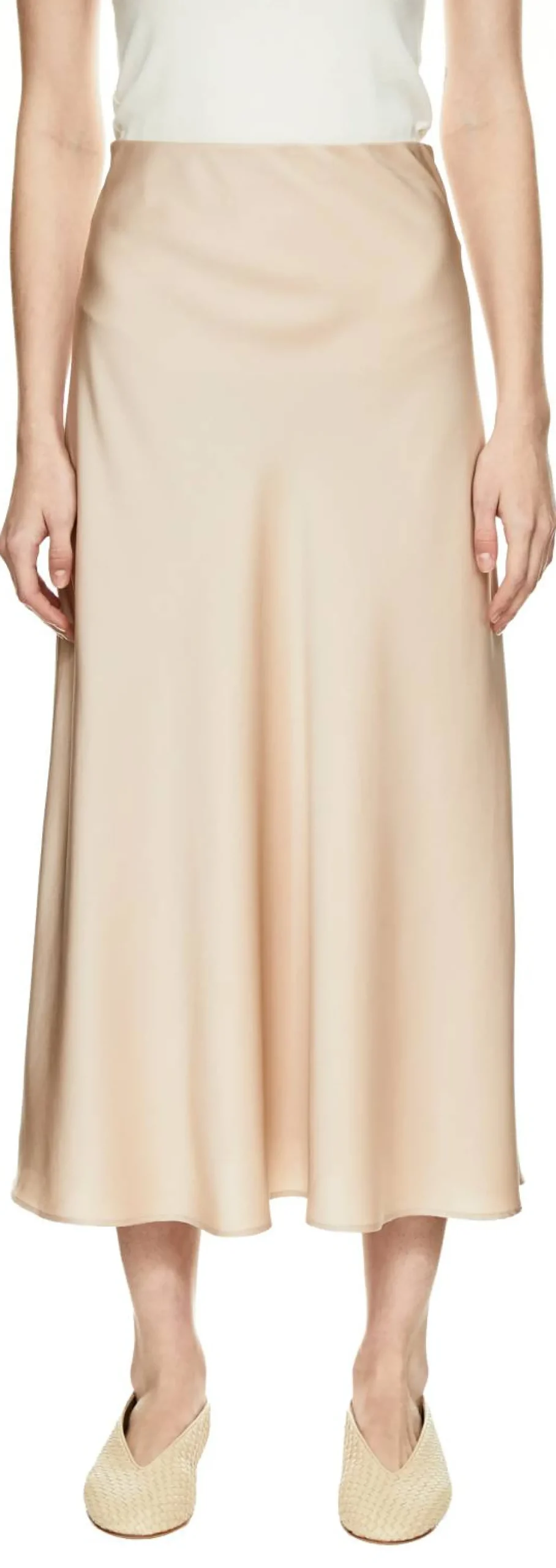 Seidenrock Beige