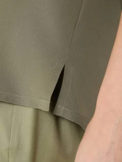 Seidenshirt Grün
