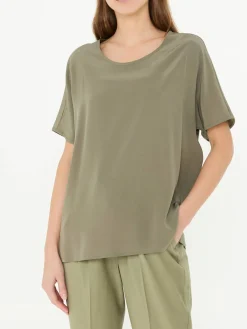 Seidenshirt Grün
