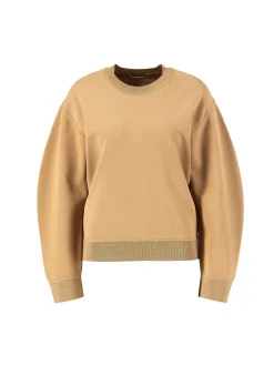 Shirt 'Compact' mit Rundhalsausschnitt Camel