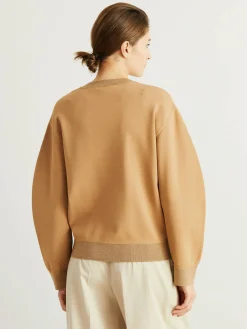Shirt 'Compact' mit Rundhalsausschnitt Camel