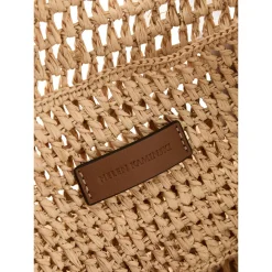 Shopper 'Anika' aus Raffia Beige