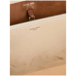 Shopper aus Canvas Crème