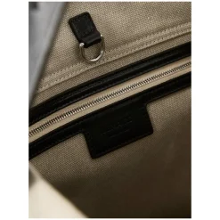 Shopper 'Belted' Beige/Dunkelbraun