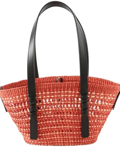 Shopper Paula’s Ibiza 'Braid Small' Red Natural