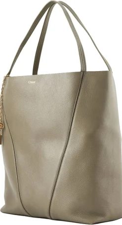 Shopper 'Spin Large' mit Kette Aloe Green