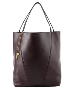 Shopper 'Spin Large' mit Kette Perfect Plum