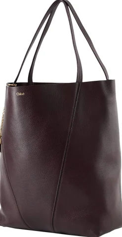Shopper 'Spin Large' mit Kette Perfect Plum