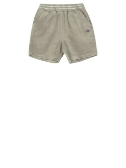 Shorts aus Frottee Khaki